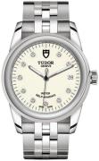 Tudor M55000-0104 Glamour Date Vit/Stål Ø36 mm