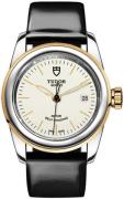 Tudor Damklocka M51003-0027 Glamour Date Vit/Läder Ø26 mm