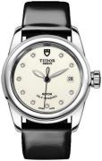 Tudor Damklocka M51000-0030 Glamour Date Vit/Läder Ø26 mm