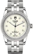 Tudor M55020-0096 Glamour Date Vit/Stål Ø36 mm