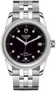 Tudor M55000-0008 Glamour Date Svart/Stål Ø36 mm