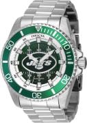 Invicta Herrklocka 43331 NFL Grön/Stål Ø52 mm