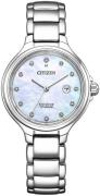 Citizen Damklocka EW2680-84D Eco Drive Vit/Titan Ø31 mm