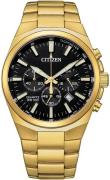 Citizen Herrklocka AN8173-51E Other Svart/Gulguldtonat stål Ø41 mm