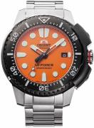 Orient Herrklocka RA-AC0L08Y00B M-Force Orange/Stål Ø45 mm