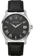 Bulova Herrklocka 96B390 Wilton Svart/Läder Ø41 mm