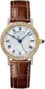 Breguet Damklocka 8068BA-52-964-DD00 Classique Vit/Läder Ø30 mm