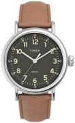 Timex Herrklocka TW2V27700 Standard Svart/Läder Ø40 mm