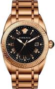 Versace Herrklocka VFE100013 V Sport II Svart/Roséguldstonat stål