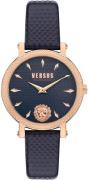 Versus by Versace Damklocka VSPZX0321 Weho Blå/Läder Ø38 mm