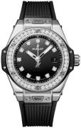 Hublot Damklocka 485.SX.1270.RX.1204 Big Bang 33mm Svart/Gummi Ø33 mm