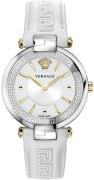 Versace Damklocka VE2L00121 Revive Silverfärgad/Läder Ø35 mm