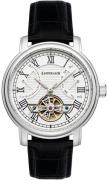 Thomas Earnshaw Herrklocka ES-8169-04 Longcase Silverfärgad/Läder