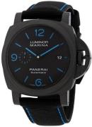 Panerai Herrklocka PAM02661 Luminor Svart/Textil Ø44 mm