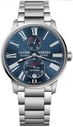 Ulysse Nardin Herrklocka 1183-310-7M-43 Marine Collection Blå/Stål