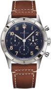 Breitling Herrklocka LB0920131C1X1 Aviator 8 Blå/Läder Ø41 mm