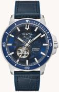 Bulova Herrklocka 96A291 Marine Star Blå/Gummi Ø45 mm