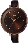 Lorus Damklocka RG239LX9 Brun/Läder Ø40 mm