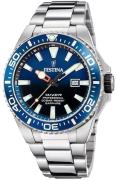 Festina Herrklocka F20663-1 Diver Blå/Stål Ø46 mm