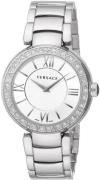 Versace Damklocka VNC160015 Leda Lady Silverfärgad/Stål Ø38 mm