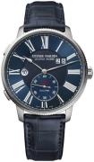 Ulysse Nardin Herrklocka 3343-320-3A-1A Marine Torpilleur Blå/Läder