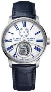 Ulysse Nardin Herrklocka 1283-310-0AE-1A Marine Torpilleur Vit/Läder