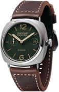 Panerai Herrklocka PAM00735 Radiomir Grön/Läder Ø45 mm