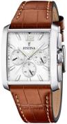 Festina Herrklocka F20636-1 Timeless Silverfärgad/Läder