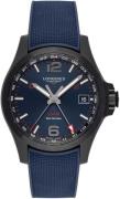 Longines Herrklocka L3.718.2.96.9 Conquest V.H.P. Blå/Gummi Ø41 mm