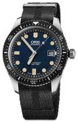 Oris Herrklocka 01 733 7720 4055-07 5 21 26FC Diving Blå/Stål Ø42