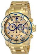 Invicta Herrklocka 80069 Pro Diver Gulguldstonad/Gulguldtonat stål