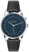 Nomos Glashütte Herrklocka N-807 Zurich Blå/Läder Ø39.9 mm