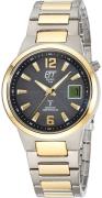 ETT Eco Tech Time Herrklocka EGT-11468-21M Everest II Svart/Guldtonat