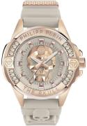 Philipp Plein Damklocka PWNAA1323 High-Conic Antikvit/Gummi Ø41 mm