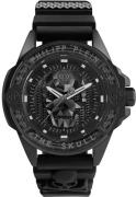 Philipp Plein Herrklocka PWAAA2022 The Skull Svart/Gummi Ø44 mm