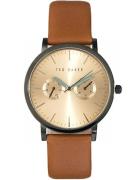 Ted Baker Herrklocka 10009249 Brit Guldtonad/Läder Ø41 mm