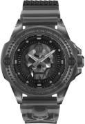 Philipp Plein Herrklocka PWWAA0523 The Skull Svart/Gummi Ø44 mm