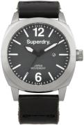 Superdry Herrklocka SYG103TW Classic Svart/Läder Ø45 mm