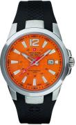 Swiss Alpine Military Herrklocka 7058.1839 Combat Air Orange/Gummi