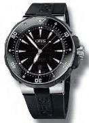 Oris Herrklocka 733 7646 7154 RS Divers Prodiver Date Svart/Gummi