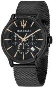 Maserati Herrklocka R8873618013 Epoca VALUE_UNKOWN Svart/Stål Ø42 mm