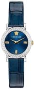 Versace Damklocka VE6M00122 Petit Blå/Läder Ø28 mm