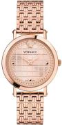 Versace Damklocka VELV00720 Medusa Chain Guldtonad/Roséguldstonat