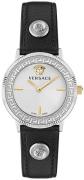 Versace Damklocka VE2P00122 V Tribute Silverfärgad/Läder Ø36 mm