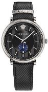 Versace Herrklocka VEBQ00918 V Circle Svart/Läder Ø42 mm