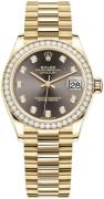 Rolex Damklocka 278288RBR-0030 Datejust 31 Grå/18 karat gult guld