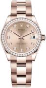 Rolex Damklocka 278285RBR-0024 Datejust 31 Roséguldstonad/18 karat