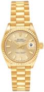 Rolex Damklocka 279178-0001 Lady-Datejust 28 Gulguldstonad/18 karat