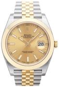 Rolex Herrklocka 126303-0010 Datejust 41 Gulguldstonad/18 karat gult