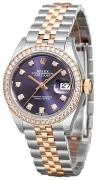 Rolex Damklocka 279381RBR-0015 Lady-Datejust 28 Lila/18 karat